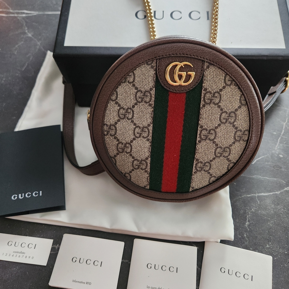 Gucci Ophidia Round Mini Backpack - image 1